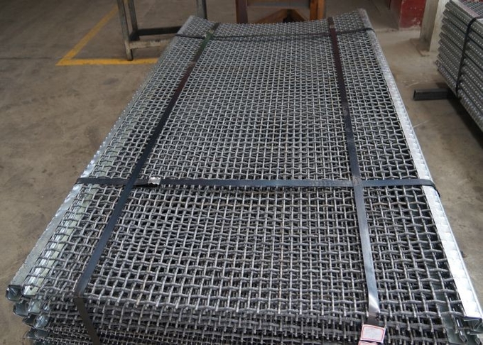 Spring Steel Wire Double Crimp Screen For Screening Equipment In Mineral Quarry 1